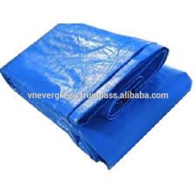 Blue Color PE Tarpaulins For Construction Industry Vietnam Evergreen